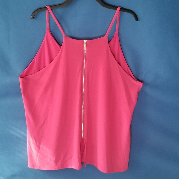 Bar III Zip Back Halter Top - Picture 2 of 9